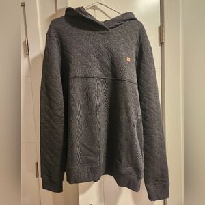 Tentree Dark Gray Quilted Hoodie
